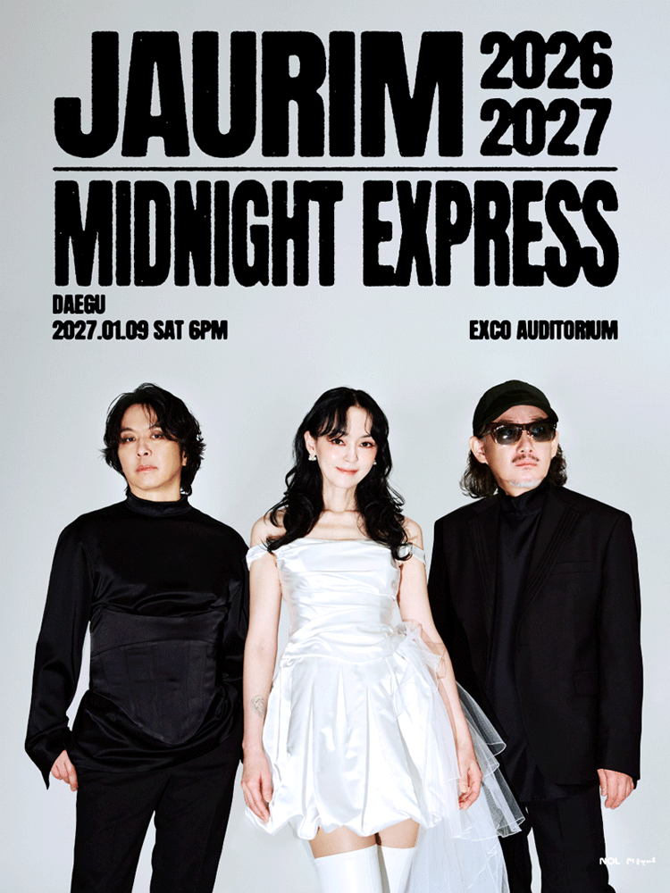 Jaurim MIDNIGHT EXPRESS concert poster, Daegu 2027