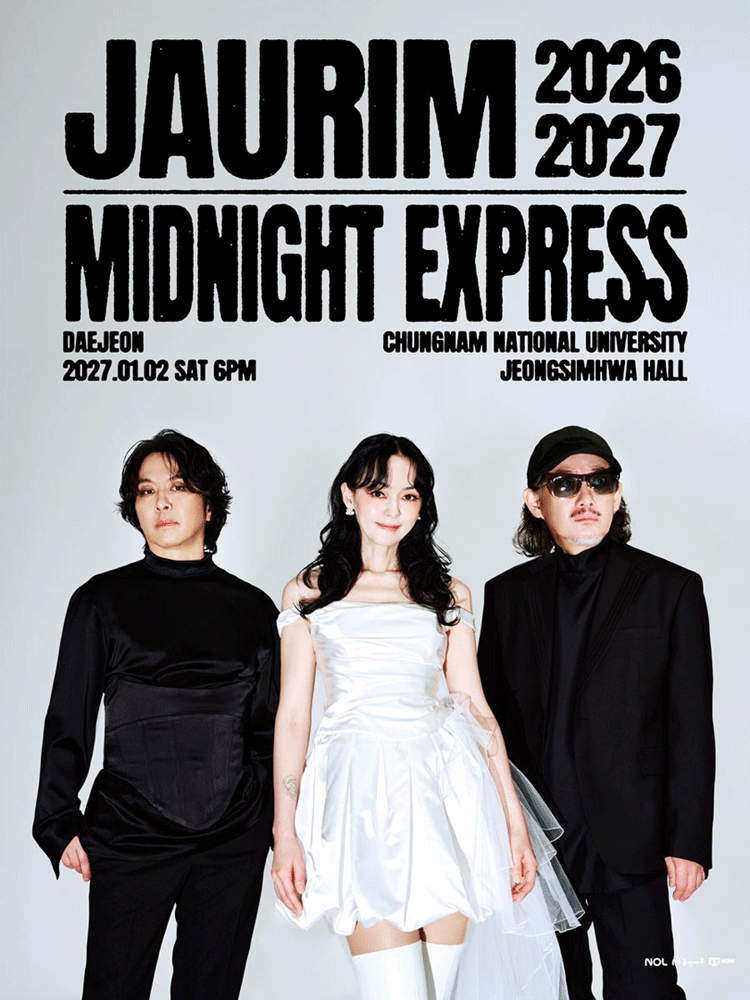 Jaurim MIDNIGHT EXPRESS concert poster, Daejeon 2027